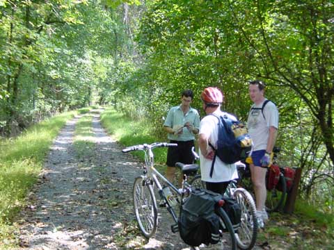 The green and leafy trail