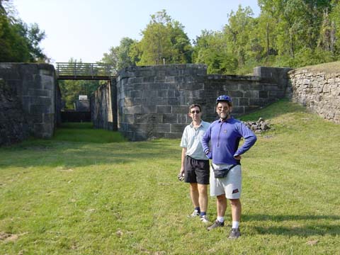 Admiring a dry lock