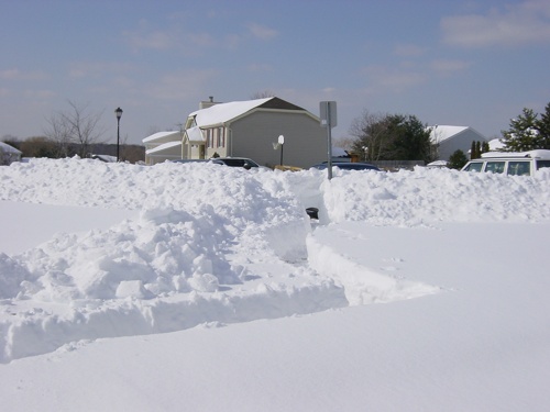 Space shuttlesnow tunnel