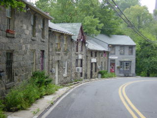 Cobblestone houses