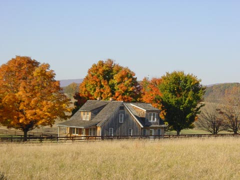 Colorful farmhouse