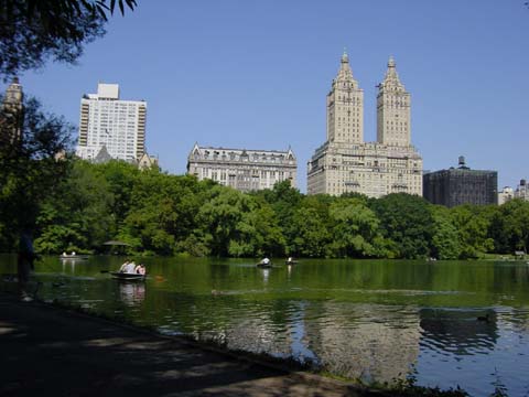 Central Park lake