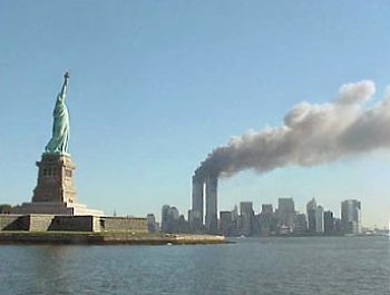 Liberty and World Trade Center towers